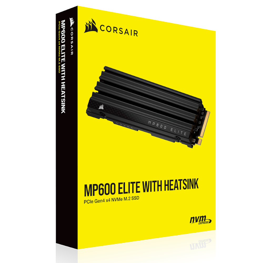 CORSAIR MP600 ELITE with Heatsink 1TB NVMe SSD CORSAIR MP600 ELITE with Heatsink 1TB NVMe SSD